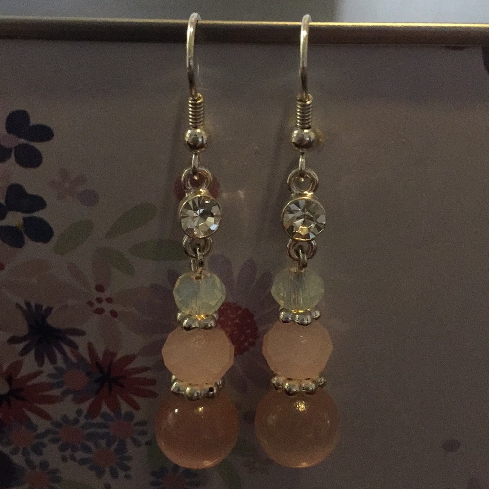 Pink Fashion drop Earrings